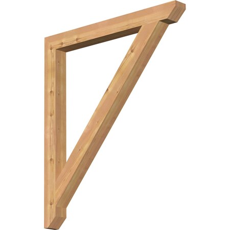 Traditional Slat Smooth Bracket, Western Red Cedar, 3 1/2W X 38D X 44H